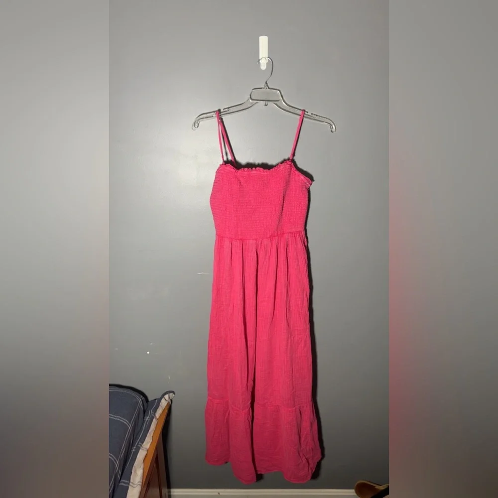 Anthropologie Marisol Smocked Maxi Dress Size Small - Picture 2 of 4